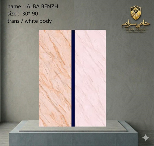 سرامیک 90×30 طرح آلبا بنیژ خاک سفیدترانس