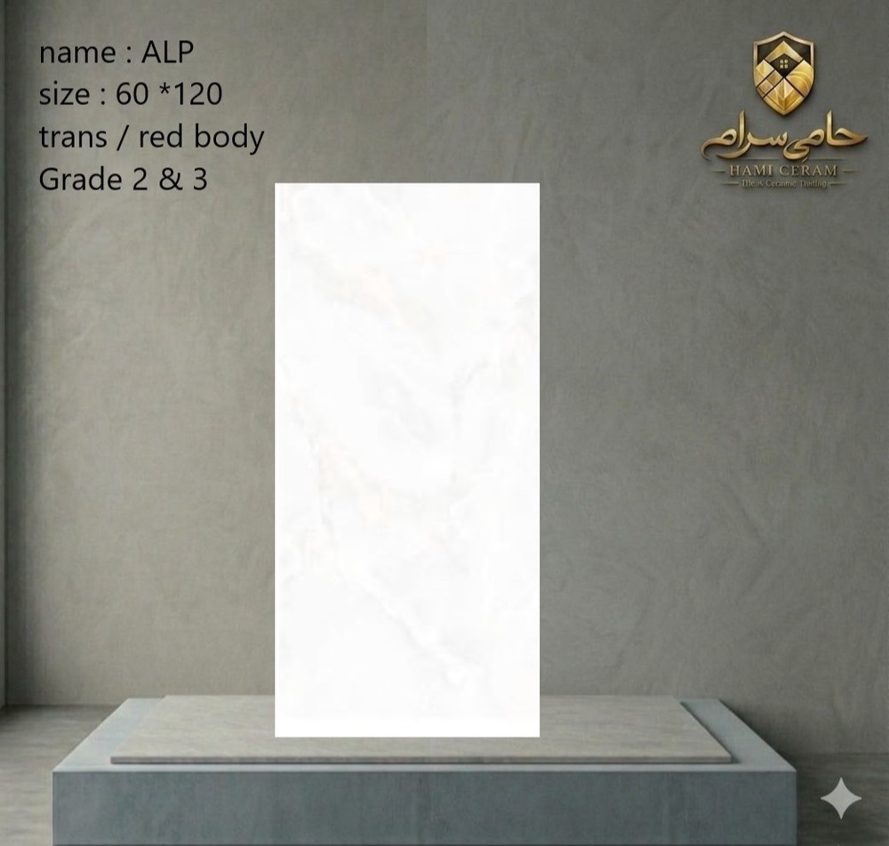 سرامیک 120*60 خاک قرمز سها مدل الپ ترانس درجه دو
