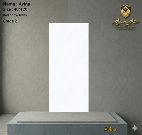 سرامیک سایز 120*40 یاس طرح اوینا بدنه قرمز ترانس درجه 2