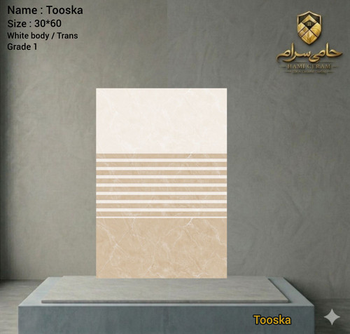 سرامیک سایز 60*30 عمارت طرح توسکا بدنه بدنه ترانس درجه 2