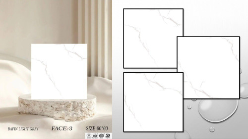 سرامیک سایز 60*60 بافین روشن درجه 2